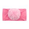 Diademas Europeas y Americanas para Bebé, Nuevas Diademas Elásticas de Nylon con Pompones para Bebé, Accesorios para el Cabello de Bebé Suaves y Cómodos para Todas las Estaciones