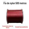 Venda por atacado linha de pesca 500 metros Linha principal sub-linha linha de pesca marítima linha de pesca de mesa linha de pesca de rocha linha de pesca sub-linha linha de pesca de nylon