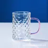 Taza de Vidrio de Gran Capacidad para Té de Leche, Café, Leche; Vaso de Agua para Hombres y Mujeres; Taza de té; Jarra de agua; Taza de té de vidrio de borosilicato alto
