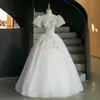 Primavera 2026 Novo Francês de Alta Qualidade Vestido de Baile Festa de Aniversário Vestido de Noite Vestido para Exame de Artes Vocais de Palco