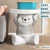 Qi Bear Floor Ornaments Home Acessórios TV Cabinet Sofá Bedside Table Tray Housewarming Housewarming Nova Casa Presente