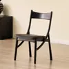 Cadeiras Vintage Criativas para a Sala de Estar, Cadeiras de Jantar de Madeira com Encosto, Cadeiras de Mesa de Hotel de Luxo Leve Estilo Antigo de Designer