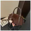 Bolsa de viaje transfronteriza para mujer, gran capacidad, nueva tendencia 2025, bolso de hombro de gamuza, bolso cruzado de gran capacidad, bolso tipo almohada