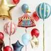 Globo de Papel de Aluminio Modelo Nuevo Transfronterizo de 22 Pulgadas con Diseño de Estrellas y Rayas 4D Tema Festivo Decoración para Fiesta de Cumpleaños