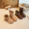 Botas para Niñas 2026 Otoño/Invierno Nueva Llegada Botines Meilade para Niños Botas Plegables de Dos Vías para Niña Botas Estilosas tipo Birkenstock