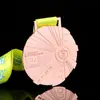 Medalhas Metálicas Profissionais Feitas Sob Medida para Escolas, Medalhas de Ouro, Prata e Bronze para Festivais e Competições Esportivas