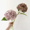 Hortensia Grande Realista de Alta Calidad con Textura Impresa en 3D, Adecuada para Decoración Exterior de Hoteles, Paisajismo y Arreglos Florales Artificiales para Bodas