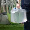 Cubo de agua plegable de 5-20L con grifo, bolsa de agua portátil de emergencia para exteriores, para autocaravana, contenedor de agua plegable para exteriores