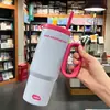 Copo de Gelo Gigante de Alto Acabamento Aço Inoxidável 316 Caneca Térmica de Cerâmica Para Carro Caneca de Carro de Grande Capacidade com Canudo
