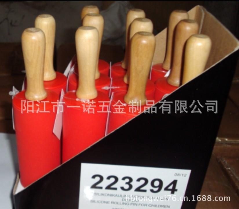 硅胶擀面杖杨六平开化县时利合6万个，木柄