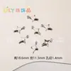 Pingente Estrela e Lua Acessórios DIY Peças de Liga Mista Pulseira com Recortes Contas para Colar Acessórios para Joias DIY