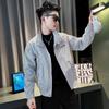 Jaqueta Primavera e Outono Masculina 2024 Nova Marca da Moda Plumpkin Bonita Xadrez Roupas Jaqueta Masculina Moderna Casual Juvenil Top