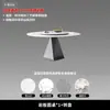 Mesa de Jantar Redonda e Cadeiras em Ardósia de Luxo Leve, Pedra de Cristal Ultra Redonda, Uso Doméstico Moderno Simples, Mesa de Jantar Redonda em Microcristal para Apartamento Pequeno