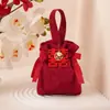 Bolsa para recuerdo de boda con un toque de alta gama, bolsa creativa para regalo de boda, caja de dulces sin doblar, bolsa de regalo personalizada