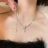 Collar de Perlas Mang Star con Incrustaciones de Diamantes para Mujer, Cadena de Clavícula para Chica Dulce, Cool y Picante de Moda Ins, Accesorios de Collar para Mujer con Diseño de Alto Nivel