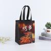 Bolsa de Embalaje para Comida Rápida para Llevar de Tela No Tejida con Cangrejos Bolsa de Embalaje Estéreo para Barbacoa Bolso de Mano de Tela No Tejida Laminada Venta al por Mayor