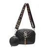 Estilo Coreano 2026 Nova Tendência Personalidade Bolsa Mãe e Filho Estética Casual Simples Bolsa Transversal Texturizada Elegante Ombro Único Pequena Quadrada