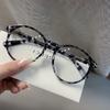Nuevas Gafas Redondas Anti-Luz Azul con un Estilo Retro a la Moda, Adecuadas Tanto para Hombres como para Mujeres, Hacen que el Rostro Parezca Más Claro y Delgado, y Son Perfectas para un Look Natural