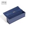 Nueva Caja de Plástico Biselada Azul Oscuro Hecha a Medida Caja de Embalaje para Joyería Caja de Plástico con Tapa Abatible Caja para Anillo Aretes Collar Cadena Larga