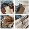 Bolsa de Lona Personalizada, Bolsa Tote de Lona para Roupas de Trabalho de Alta Qualidade, Logo da Empresa Impresso, Bolsa Carteiro de Lona Feita Sob Medida