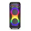 Caixa de Som Bluetooth sem Fio de Alta Potência para Casa, Cartão Speaker, Alta Qualidade, Graves Pesados, Dança Quadrada ao Ar Livre, Alto-Falante Grande, Personalização
