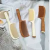 Cabelo Fofo Couro Cabeludo Antiestático Portátil para Cabelos Longos Mulheres Estilização de Cabelo Cachear Uso Doméstico Pente Suavizante Alisar Nós Suave