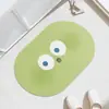 Tapete de Chão para Banheiro, Tapete Doméstico Macio de Lama de Diatomácea Absorvente de Água e de Secagem Rápida, Tapete de Porta de Vaso Sanitário Antiderrapante e Anti-Queda