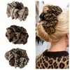Pinza de Burbuja de Nube Estampado de Leopardo de 13 cm Pinza de Tiburón para el Cabello Retro Otoño e Invierno Pinza Elegante para Cola de Caballo Accesorios para el Cabello de Moda Venta al por Mayor