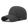 Sombreros para Personas de Mediana Edad y Mayores, Nuevas Gorras de Béisbol de Invierno con Protección para los Oídos, Gorras de Béisbol Simples y de Moda Engrosadas a Prueba de Viento, Gorros de Algodón de Invierno