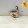 No. 8 accesorios de goma suave de pato material para manualidades sombrero de emperador sombrero de maestro monje Tang sombrero de pirata decoraciones de juguete