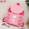 Bolsa de baile para niñas, bolsa de baile con estampado de puntos, bolsa de ballet para hombros, estilo coreano, gran capacidad, para actuaciones, moda de princesa