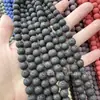 Contas Soltas de Pedra Vulcânica Aromaterápica Coloridas, Contas Redondas de Pedra Vulcânica Sete Cores, Acessórios para Joias Artesanais DIY Semi-Acabados