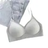 Sujetador Levanta Busto para Mujeres con Pecho Pequeño, Push-Up y Aumento, Sin Costuras Ajustable Anticaída Copa Fija, Soporte para Sujetador de Mujer
