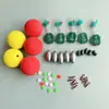 Conjunto de Pesca Luoyang Qiuqiu Modelo Eva Boia Isca Pesca Carpa Capim Boia Deslizante Conjunto de Linha de Pesca Bola Boia Boia de Pesca