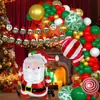 Balões de Decoração de Natal Atacado Transfronteiriço Ktv Shopping Evento Conjunto Combinado Pacote de Natal Balões