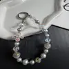Cadena de Teléfono de Cristal de Trébol de Cuatro Hojas Estilo Nuevo, Correa para Teléfono, Colgante de Bolso de Muñeca de Lujo Ligero de Gama Alta, Llavero