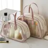 Bolsa de maquillaje nueva con separación de seco y húmedo, neceser de gran capacidad, simple y portátil, alto valor estético, bolsa impermeable para natación