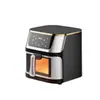 8L Airfryer de Grande Capacidade Inteligente Visual Multi-Função Forno com Tela de Toque Air Fryer Fritadeira Elétrica Máquina de Batata Frita