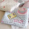 Colcha de Verano Refrescante tipo Piel de Hielo de Gato Kt para Niños, Colcha con Aire Acondicionado para Siesta en Guardería, Relleno Fino, Lavable a Máquina