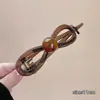 Presilha de garra para a parte de trás da cabeça volumosa, presilha para cabelo liso, presilha torcida elegante e sofisticada, presilha jacaré, grampo de cabelo, acessório de cabelo para mulheres