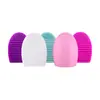 Herramienta de Limpieza Original del Fabricante Cepillo Huevo para Limpiar Brochas de Maquillaje Cepillo Huevo de Silicona Limpiador de Brochas de Maquillaje