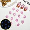 Brilho de Verão no Escuro Mini Sorvete Acessórios para Nail Art Série Cartoon Fofo Pintado Strass de Resina Decorações de Unha Usáveis DIY