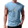 Estación Independiente Transfronteriza Ropa de Hombre Verano Nuevo Camiseta sin Mangas Juvenil Casual Holgada Lisa Delgada Chaleco Ropa de Abrigo Comercio Exterior Camiseta