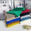 Bufanda de Punto Nuevo Estilo Otoño e Invierno, Hecha a Medida, Color Sólido, Suave y Acogedora, Moderna y Versátil para Parejas, Estilo Coreano Simple, Bufanda Cálida para el Cuello para Estudiantes