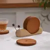 Posavasos de Madera Creativos de Caracol para Escritorio, Almohadillas Aislantes de Calor, Adornos Decorativos, Almohadillas Resistentes al Calor, Bases para Ollas, Bases para Tazones, Portavasos, Succión Magnética Venta al por Mayor