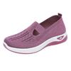 Zapatos nuevos para madres de mediana edad y ancianas para la primavera, versátiles, transpirables, cómodos, zapatos para caminar de suela blanda que no cansan los pies, zapatos casuales de mujer