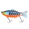Set de Cinco Piezas Transfronterizo de Señuelos de Pesca Multisección, Señuelos Duros, Señuelos Pequeños de Imitación de Peces, Señuelos Artificiales de 15g, Adecuado para Agua Dulce y Salada