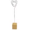 Adornos para porta notas, decoración para fiestas de San Valentín, porta tarjetas con mensajes para el hogar, artesanías de madera, adornos creativos para la mesita de noche.