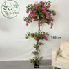 Desmontaje y Montaje de Planta Simulada de Lujo Ligero de Amazon Árbol de Buganvilia Planta Verde Simulada Buganvilia Flor Artificial Árbol Artificial Planta en Maceta