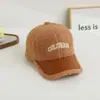 Gorra para Niños Otoño e Invierno Niños y Niñas Gorro Grueso Cálido Personalizado para Bebé Gorra de Béisbol de Terciopelo de Cordero Moderna